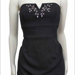 MaxandCleo Black Strapless Dress